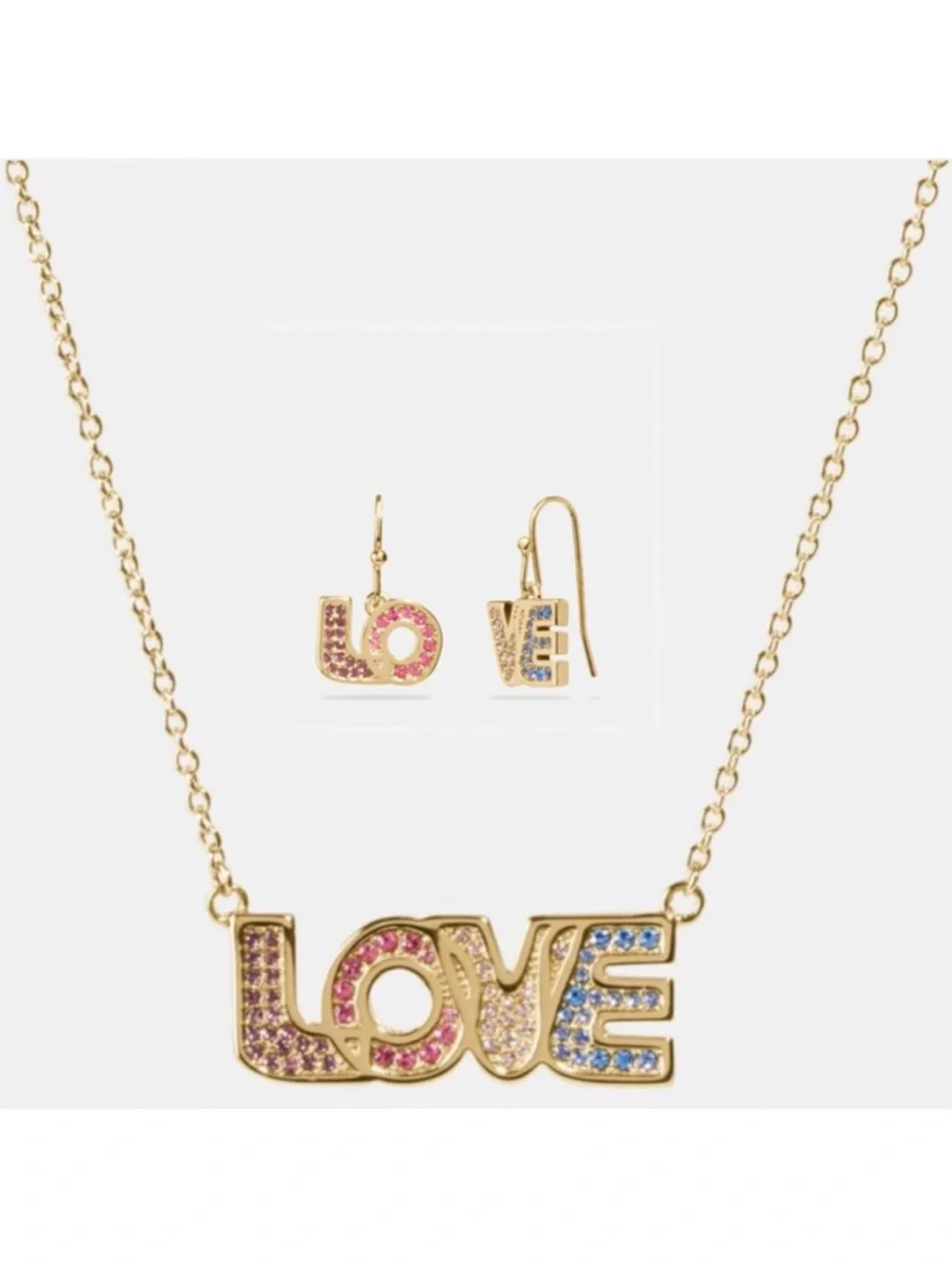 Coach Boxed LOVE Earrings NWT - Picture 8 of 8